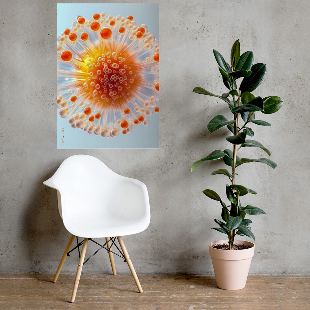 art prints - A SLIME MOLD TRANSCENDENCE - DER COVID LOCKDOWN IM PFAUENHÄUSCHEN AUF DER WIESE HINTER DEM HAUS