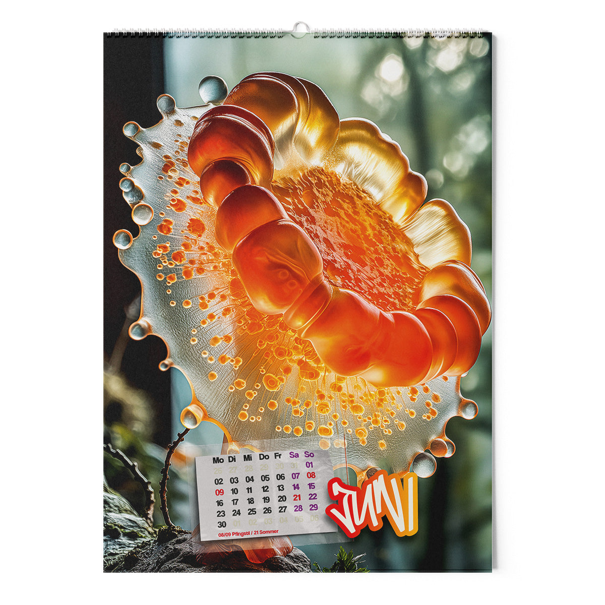 ◤◢ calendar SCHLEIMPILZE/SLIME MOULDS 2025 ➽ 02-UNREAL