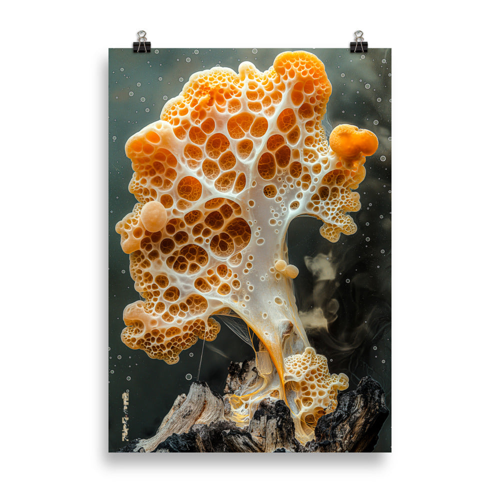 art prints - A SLIME MOLD TRANSCENDENCE - DIE HÄLFTE MEINES GEHIRNS IST UNNORMAL SCHÖN