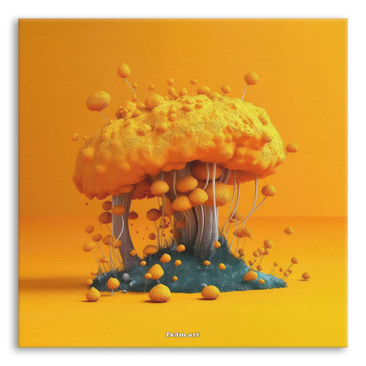 SCHLEIMPILZ ON CANVAS ➽ 01 BACKERBSENFEELINGS