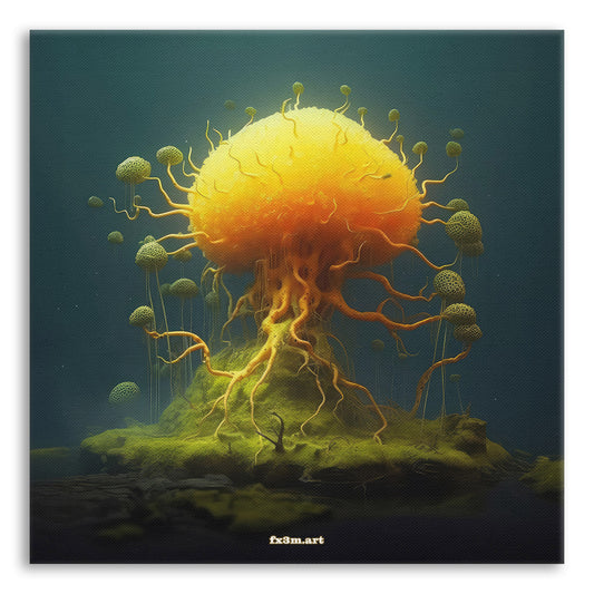 SCHLEIMPILZ ON CANVAS ➽ 33 BEMÜHTE NAMENSFINDUNG/KAULQUAPPE