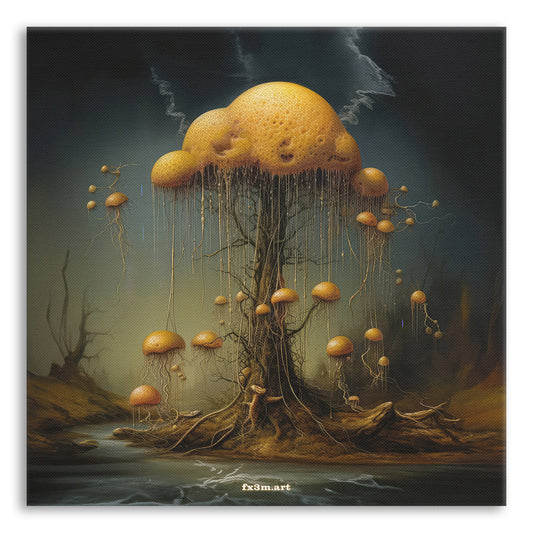 SCHLEIMPILZ ON CANVAS ➽ 16 HALT DEIN MAUL, DONALD!