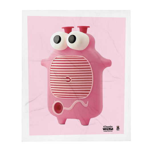 ELMONDO — Wärmeflaschen-Ultra. Kuscheldecke (Pig Pink)