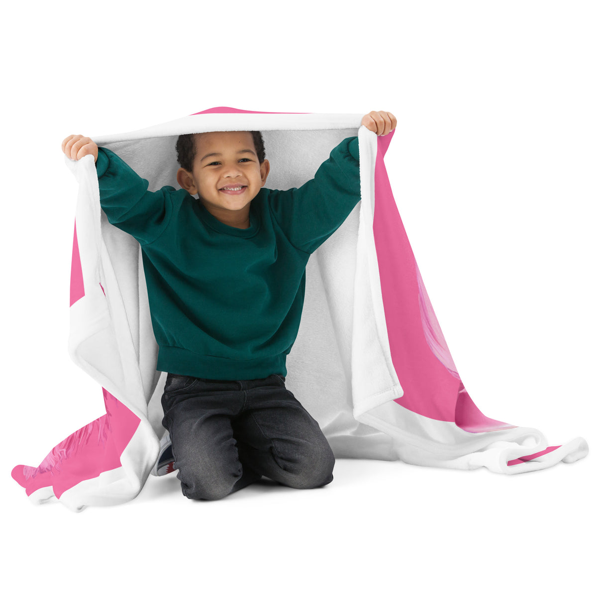 PLÜSCHA — Wärmeflaschen-Ultra. Kuscheldecke (Brillant Rose)