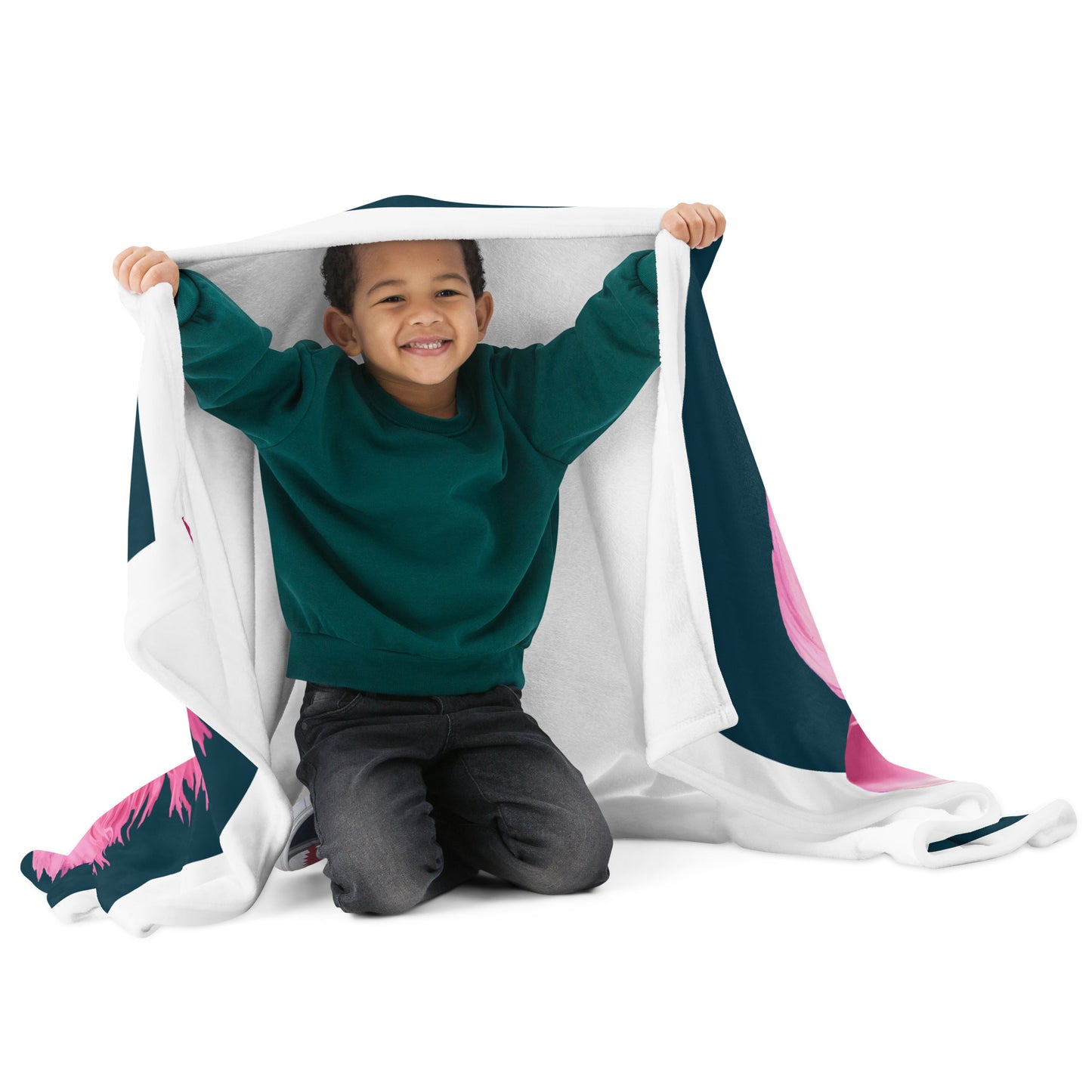 PLÜSCHA — Wärmeflaschen-Ultra. Kuscheldecke (Blauwal)