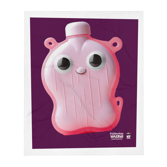 NIEDLOWSKAJA — Wärmeflaschen-Ultra. Kuscheldecke (Tyrian Purple)