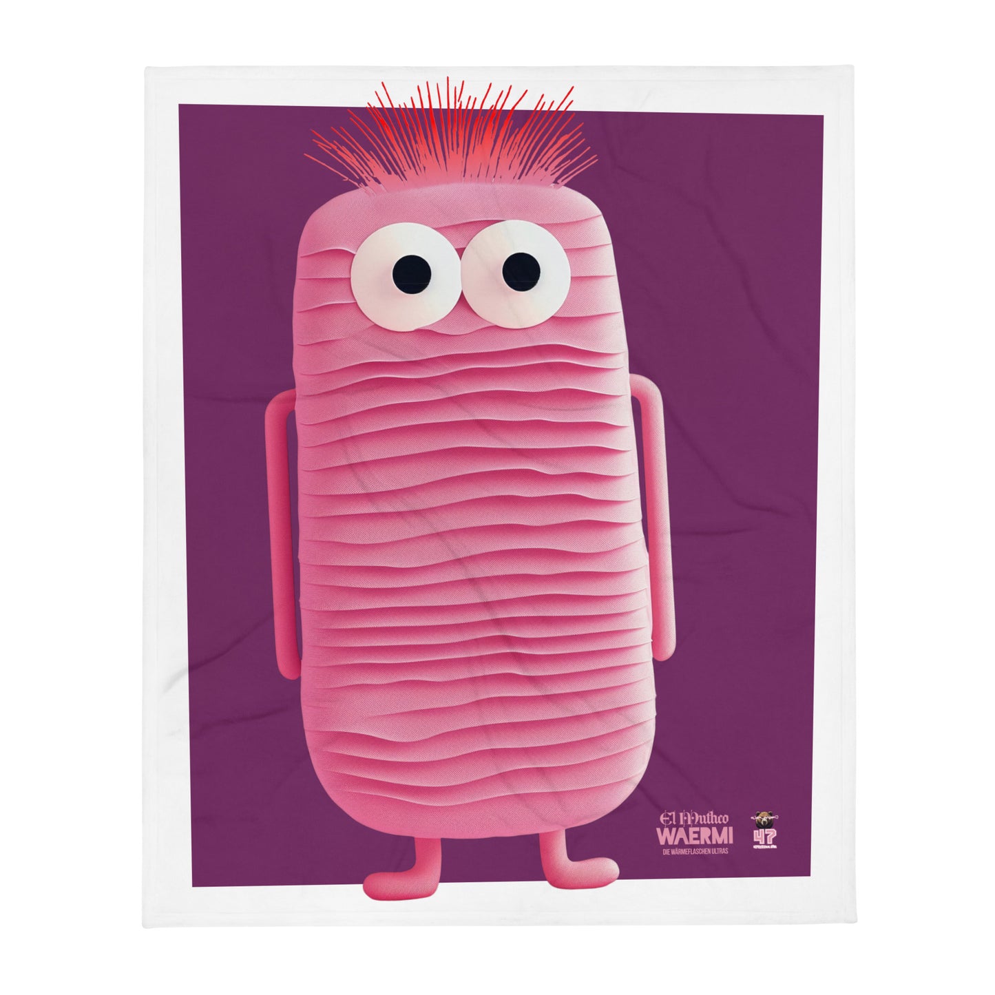 EL MUTHCO — Wärmeflaschen-Ultra. Kuscheldecke (Palatinate Purple)