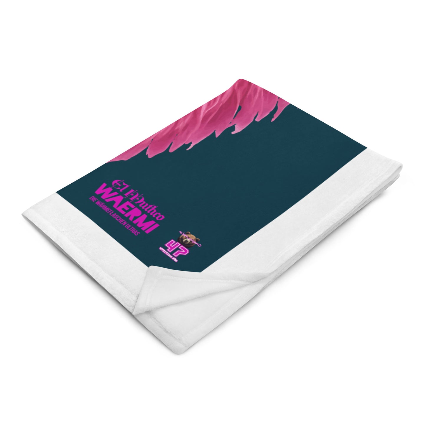 PLÜSCHA — Wärmeflaschen-Ultra. Kuscheldecke (Blauwal)