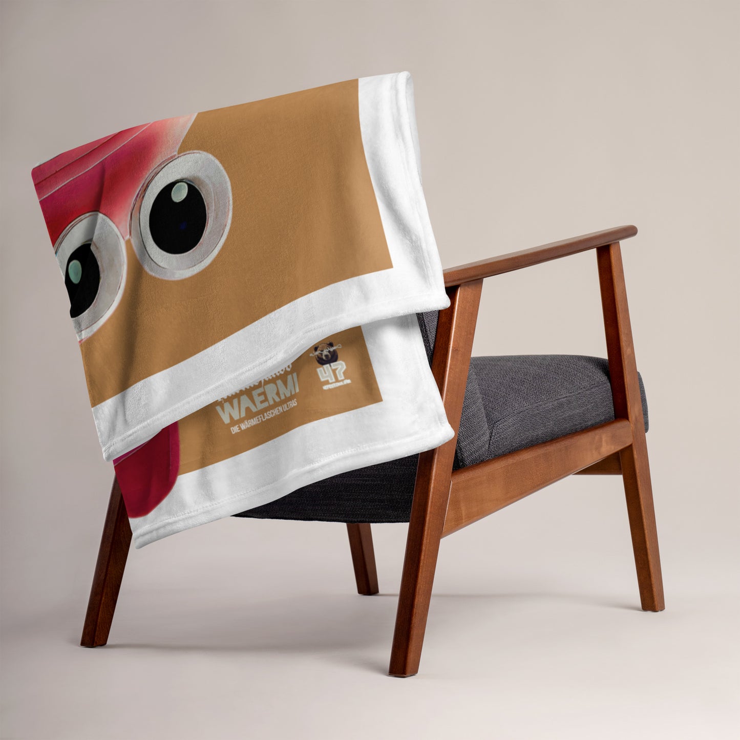 LARMOJANDO — Wärmeflaschen-Ultra. Kuscheldecke (Toast)