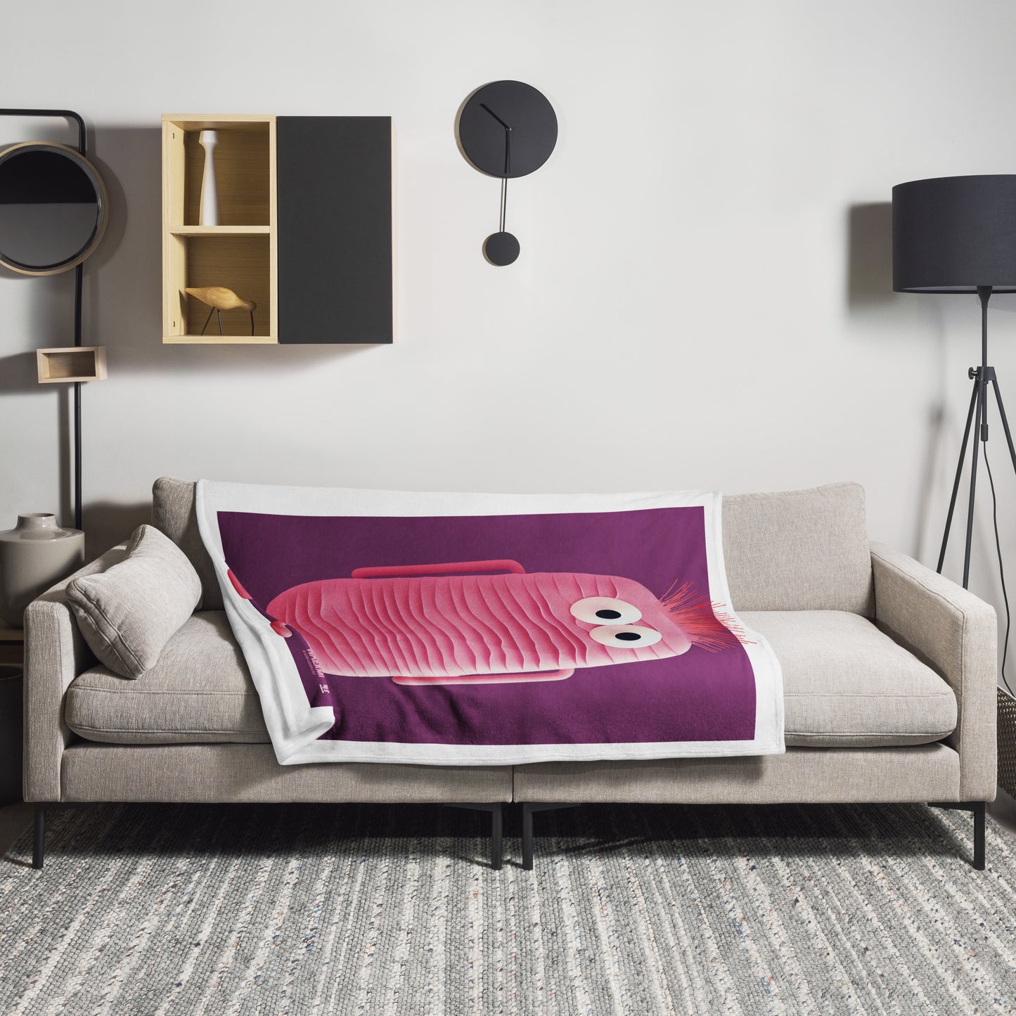 EL MUTHCO — Wärmeflaschen-Ultra. Kuscheldecke (Palatinate Purple)