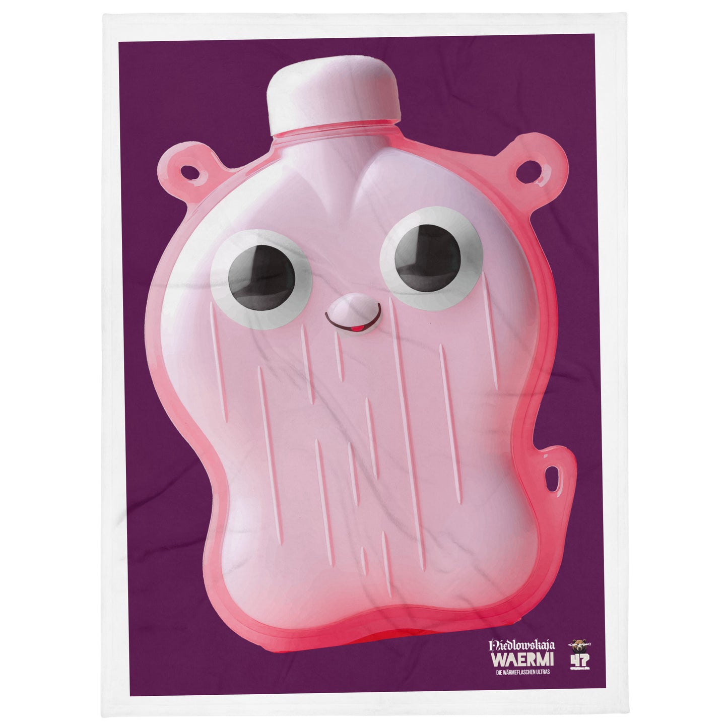 NIEDLOWSKAJA — Wärmeflaschen-Ultra. Kuscheldecke (Tyrian Purple)