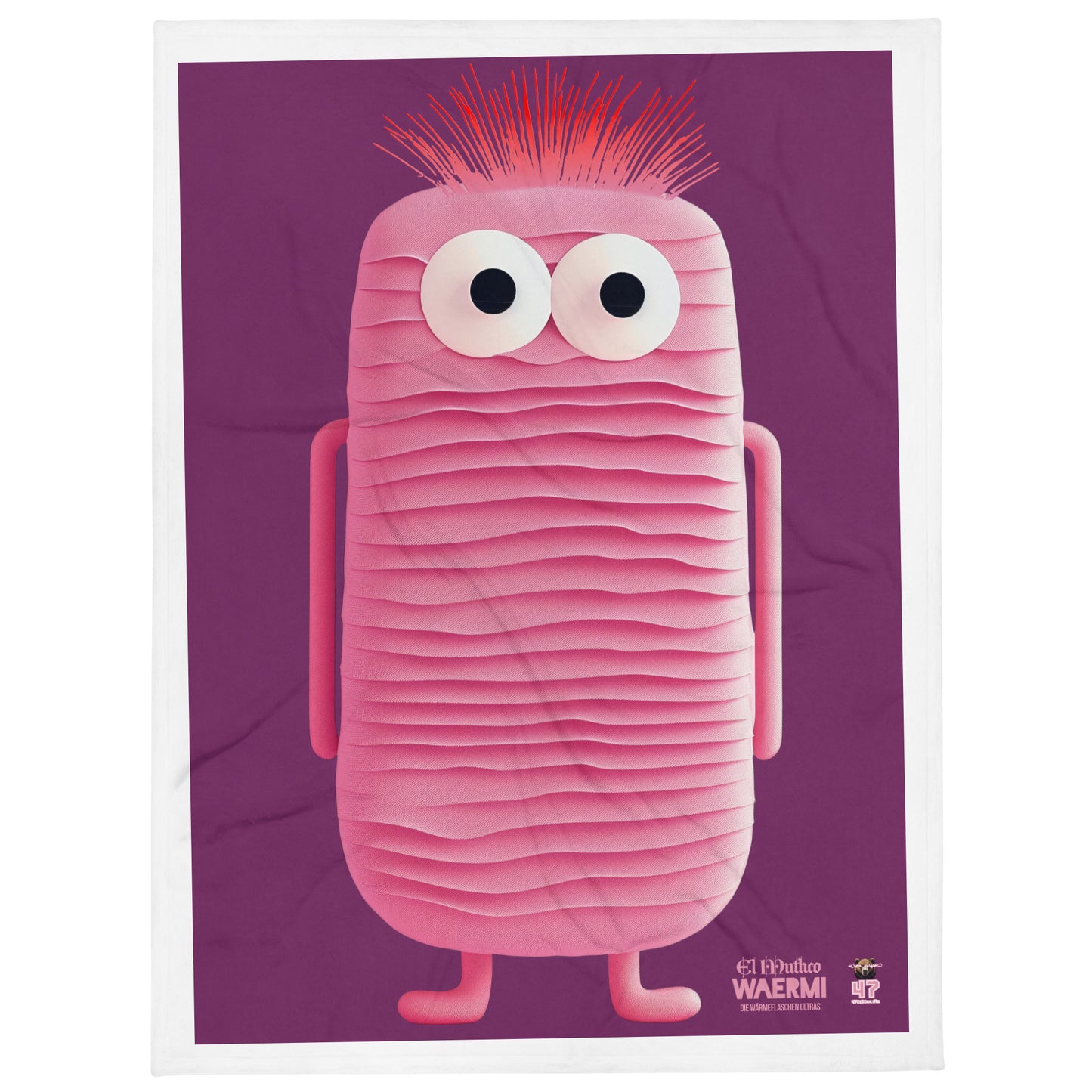 EL MUTHCO — Wärmeflaschen-Ultra. Kuscheldecke (Palatinate Purple)
