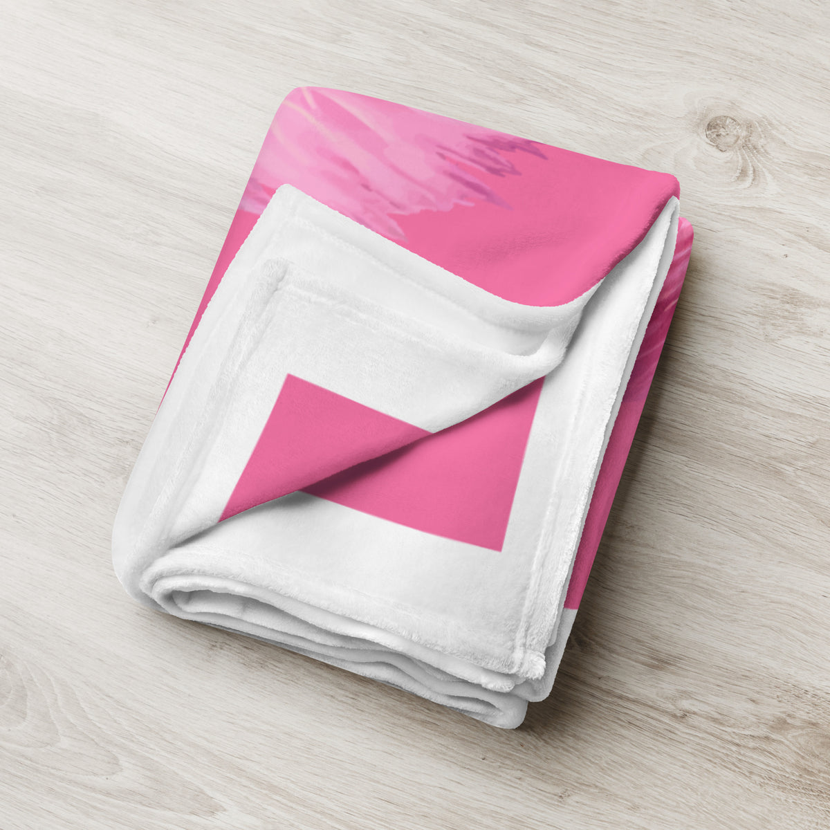 PLÜSCHA — Wärmeflaschen-Ultra. Kuscheldecke (Brillant Rose)