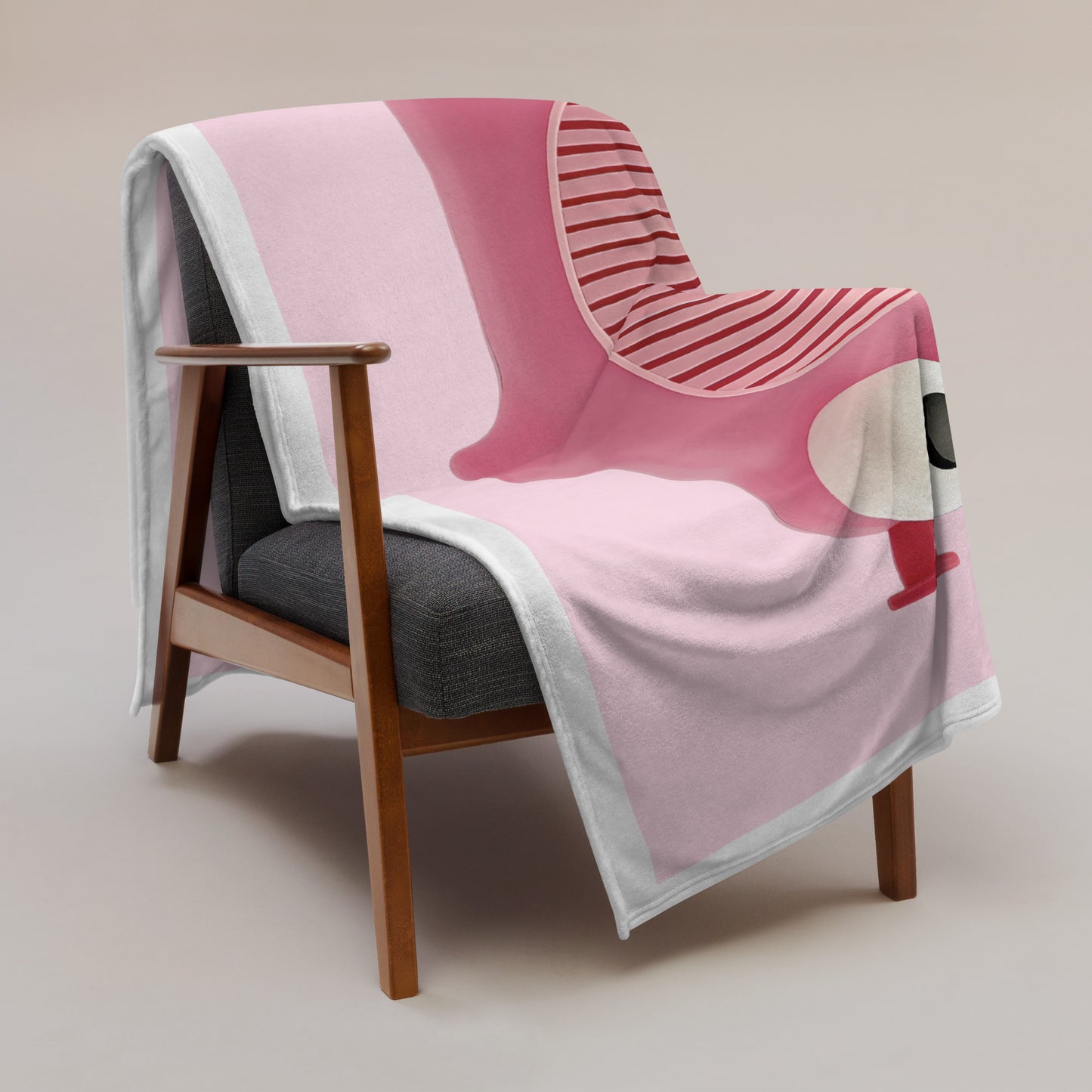 ELMONDO — Wärmeflaschen-Ultra. Kuscheldecke (Pig Pink)