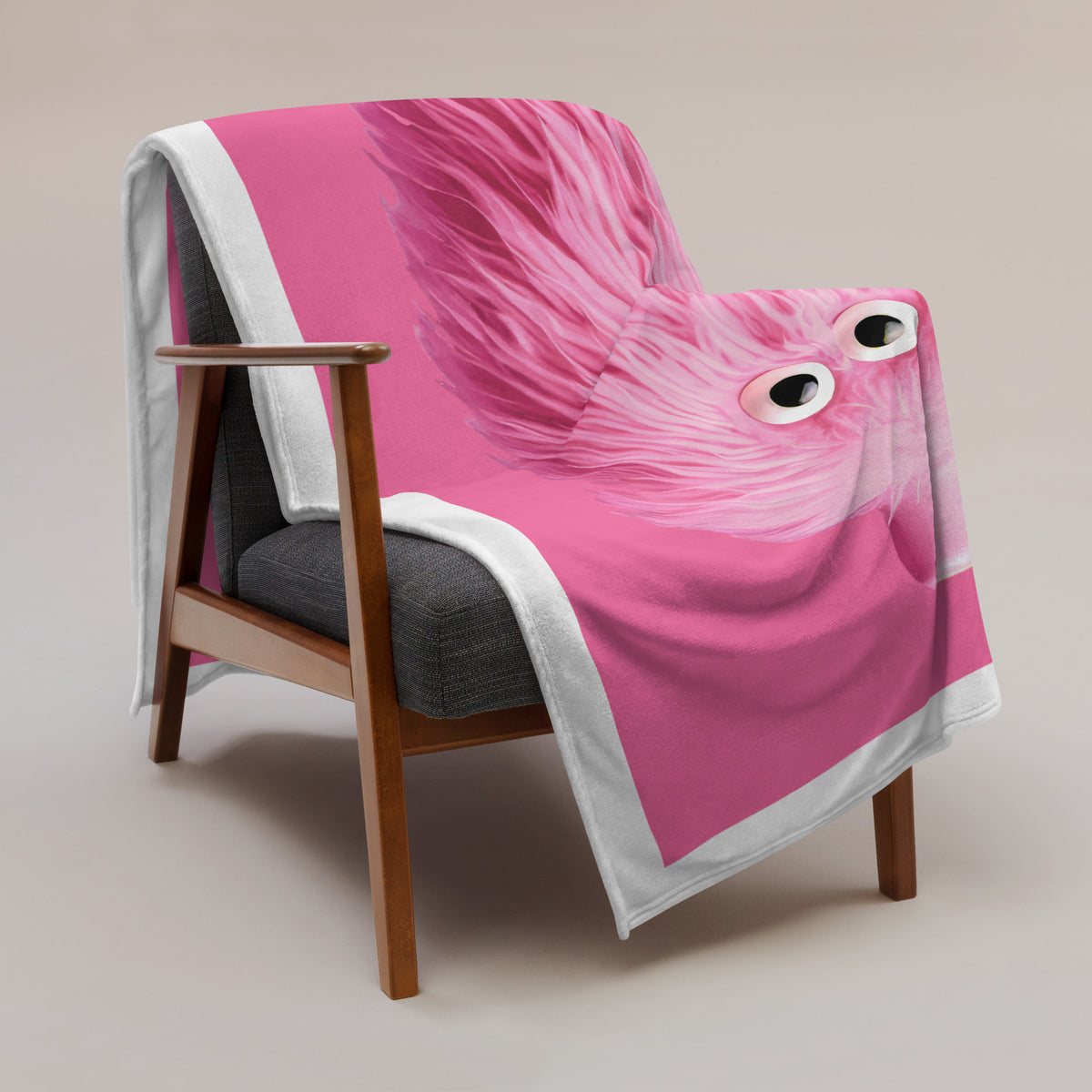 PLÜSCHA — Wärmeflaschen-Ultra. Kuscheldecke (Brillant Rose)