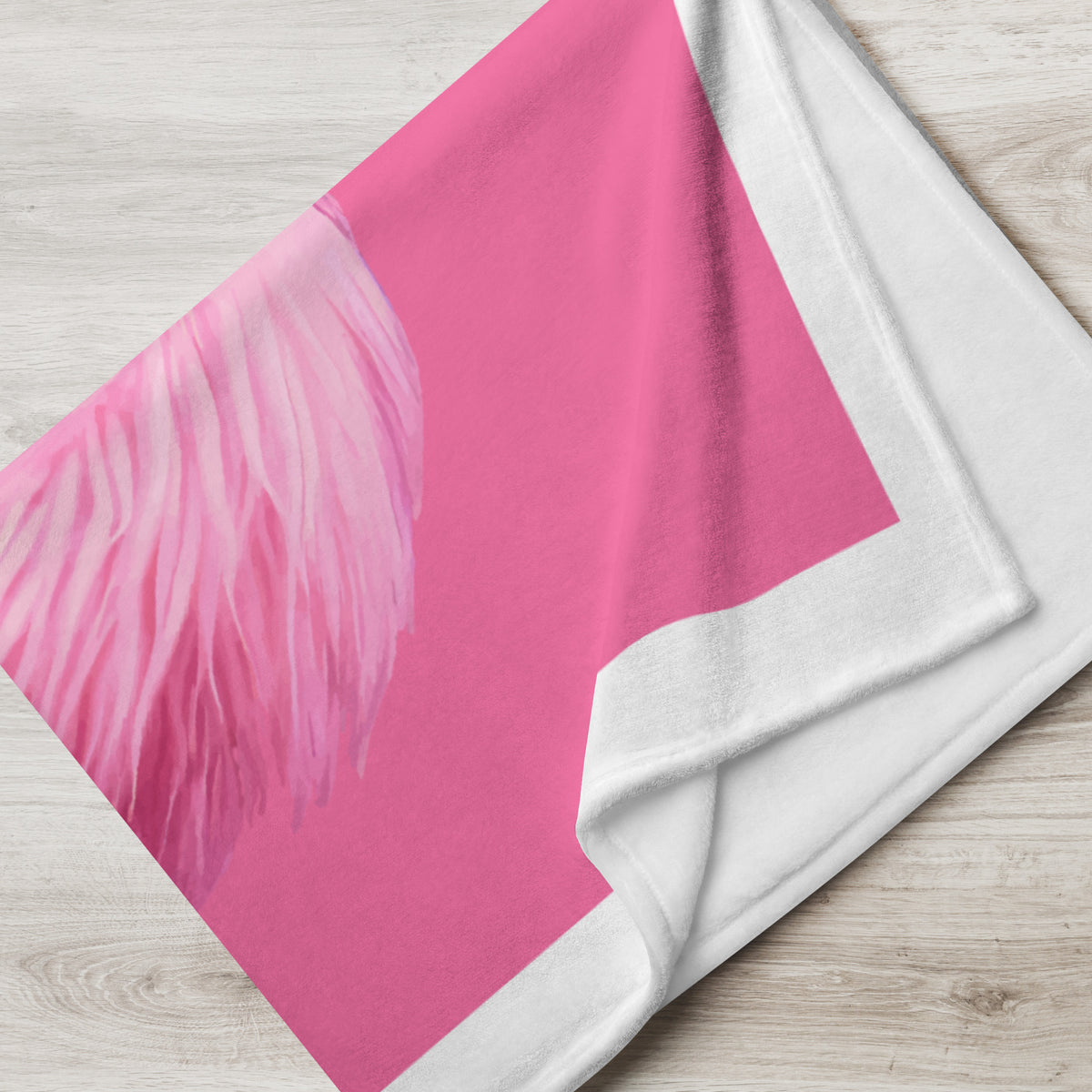 PLÜSCHA — Wärmeflaschen-Ultra. Kuscheldecke (Brillant Rose)