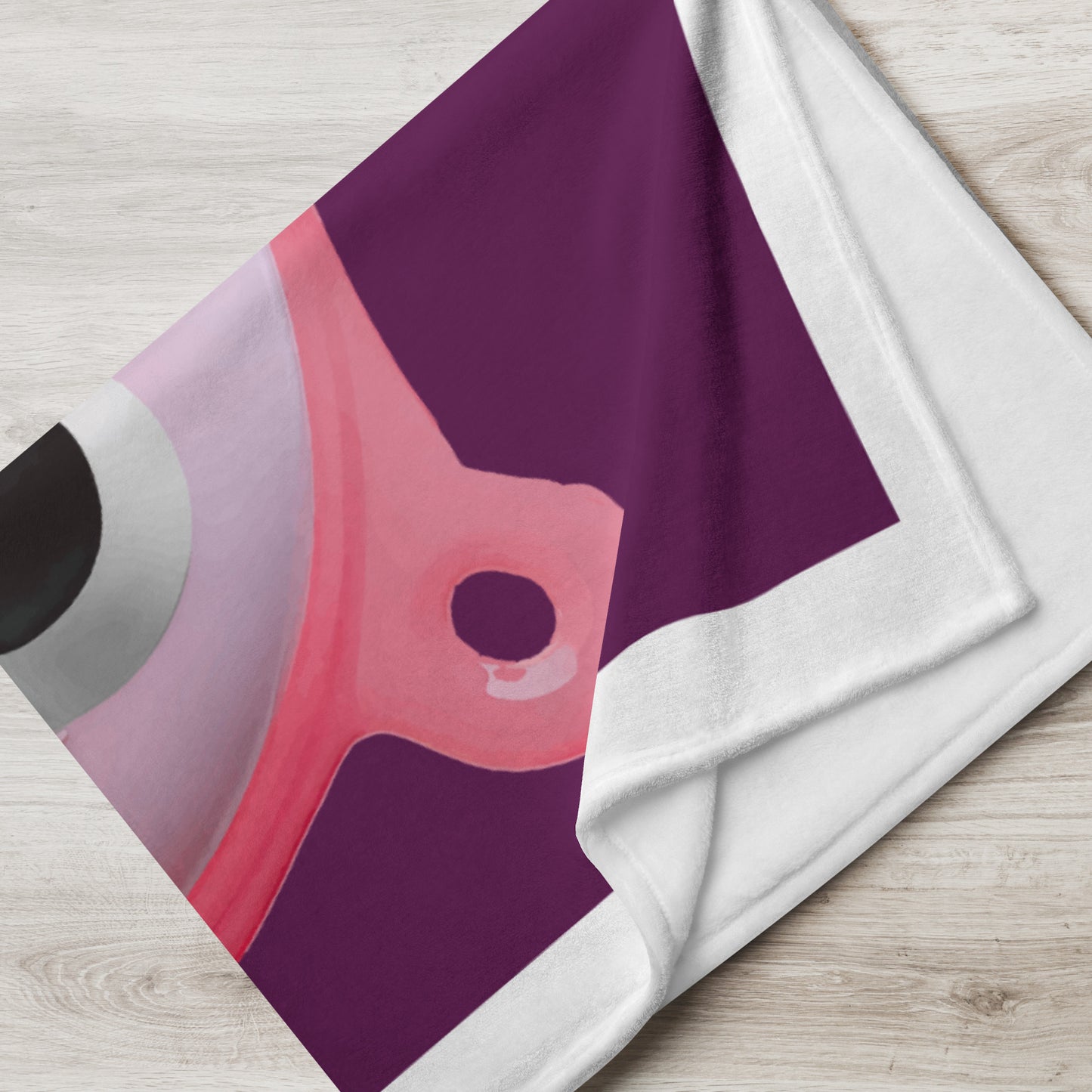 NIEDLOWSKAJA — Wärmeflaschen-Ultra. Kuscheldecke (Tyrian Purple)