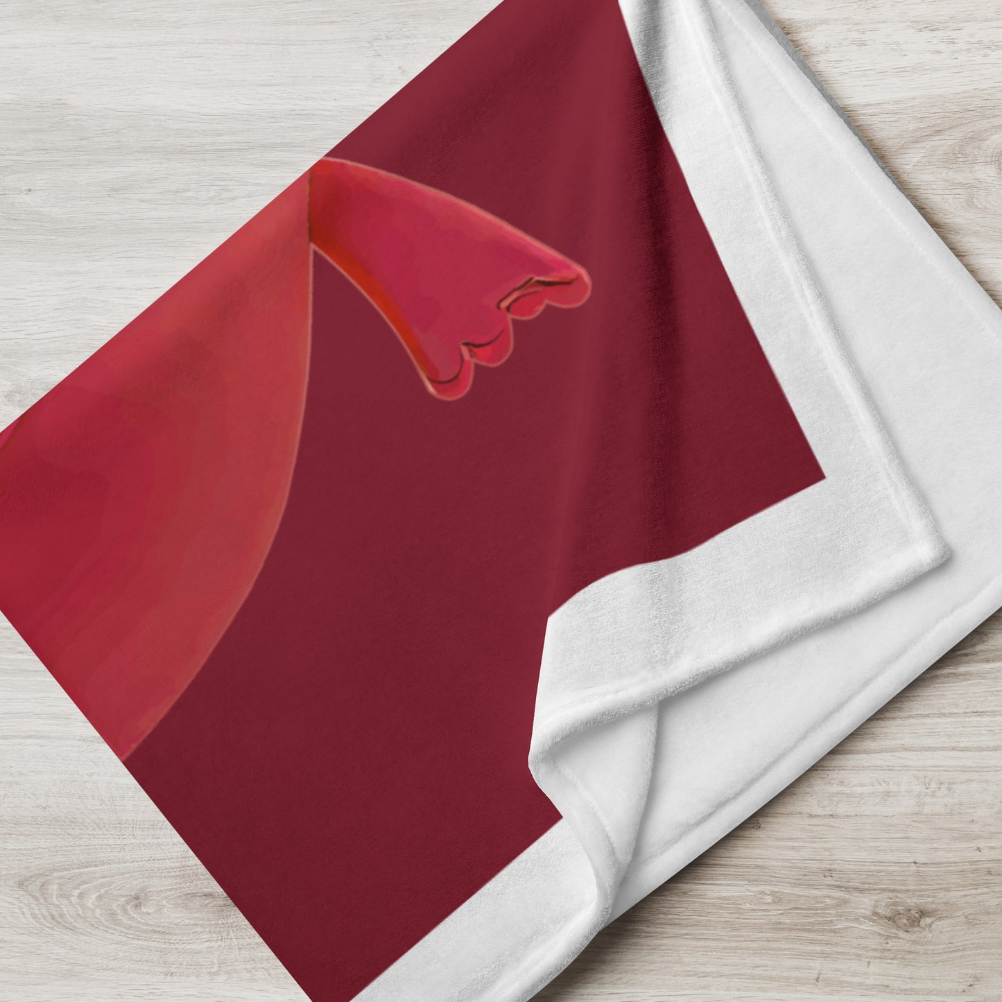 LARMOJANDO — Wärmeflaschen-Ultra. Kuscheldecke (Burgund)