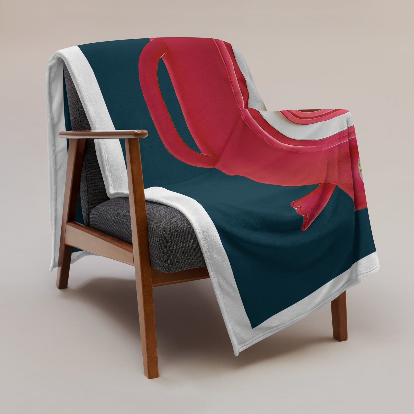 LARMOJANDO — Wärmeflaschen-Ultra. Kuscheldecke (Blauwal)