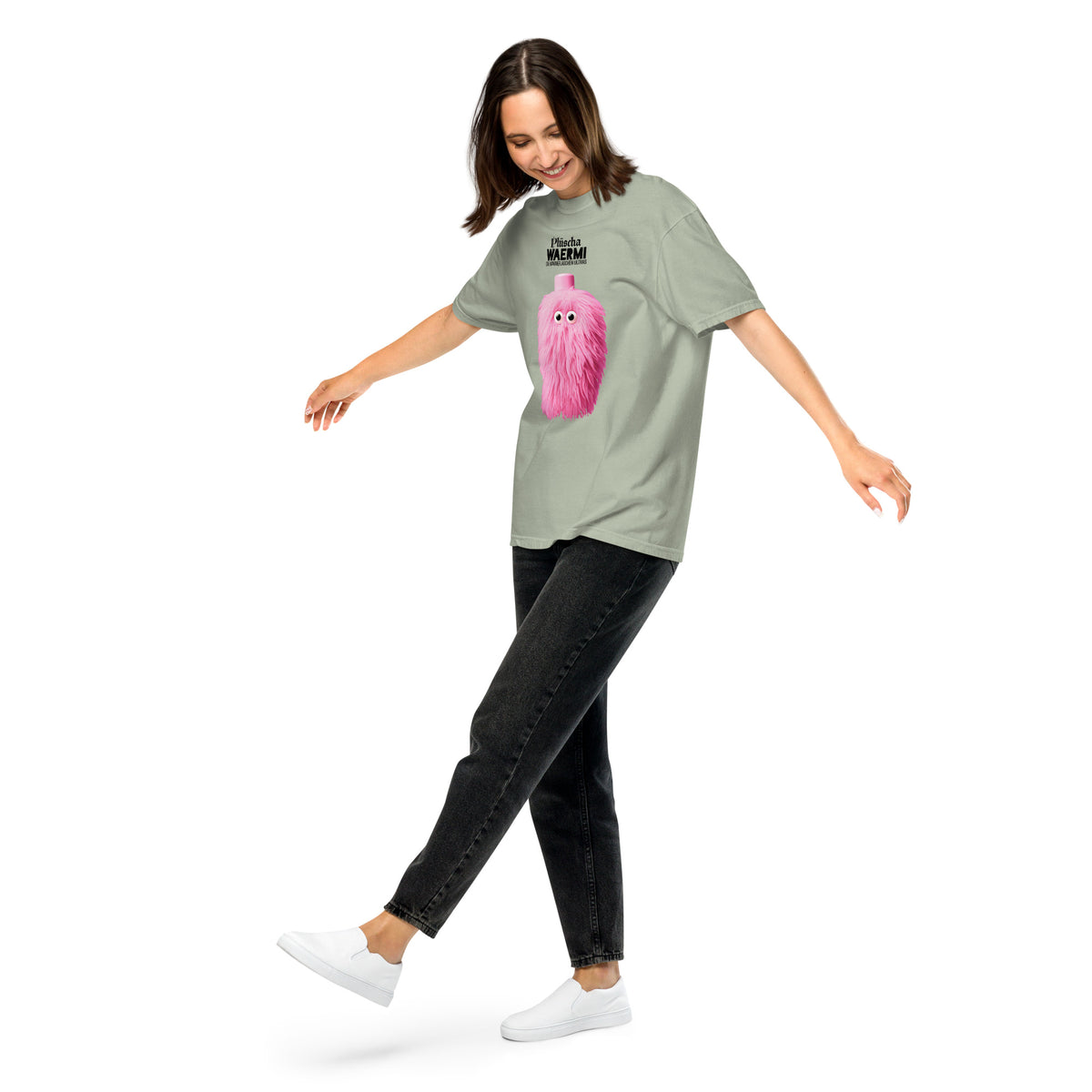 PLÜSCHA — Wärmeflaschen-Ultra. T-Shirt (hell)