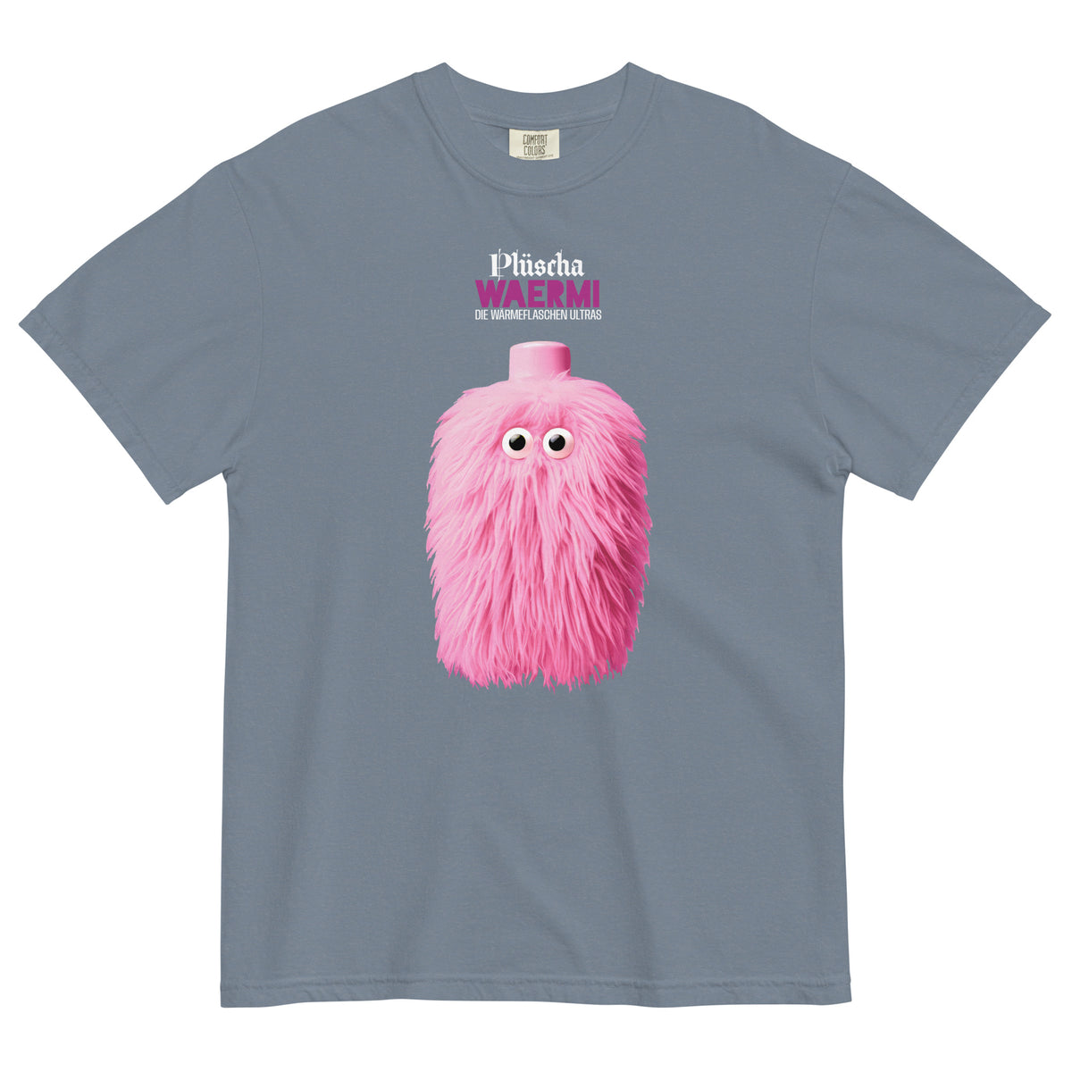 PLÜSCHA — Wärmeflaschen-Ultra. T-Shirt (dunkel)