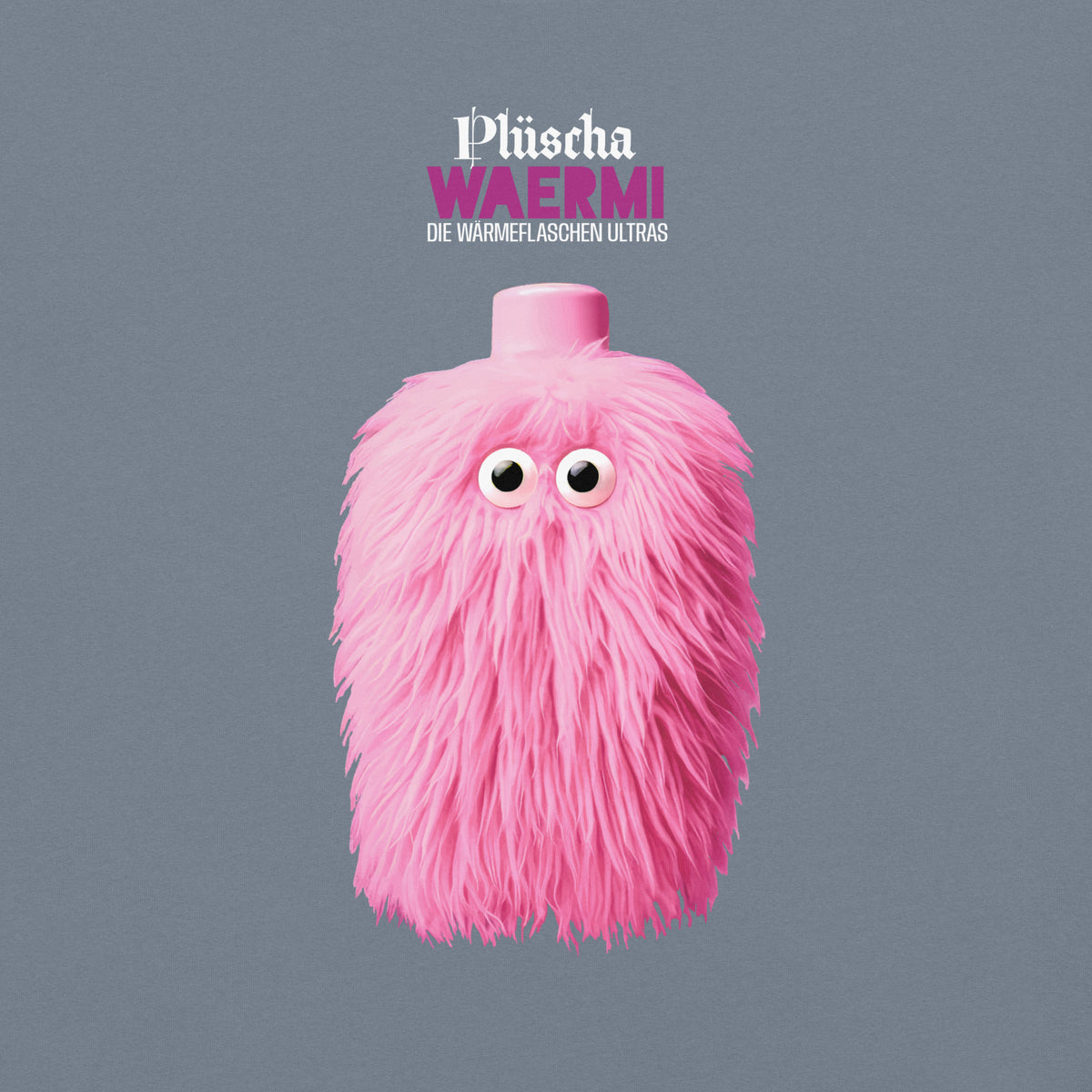 PLÜSCHA — Wärmeflaschen-Ultra. T-Shirt (dunkel)