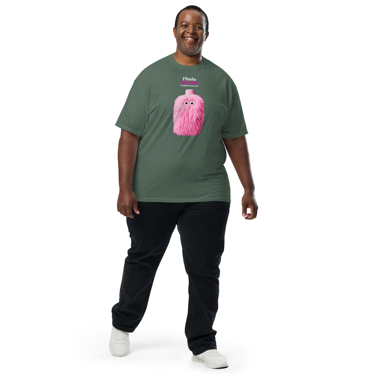PLÜSCHA — Wärmeflaschen-Ultra. T-Shirt (dunkel)