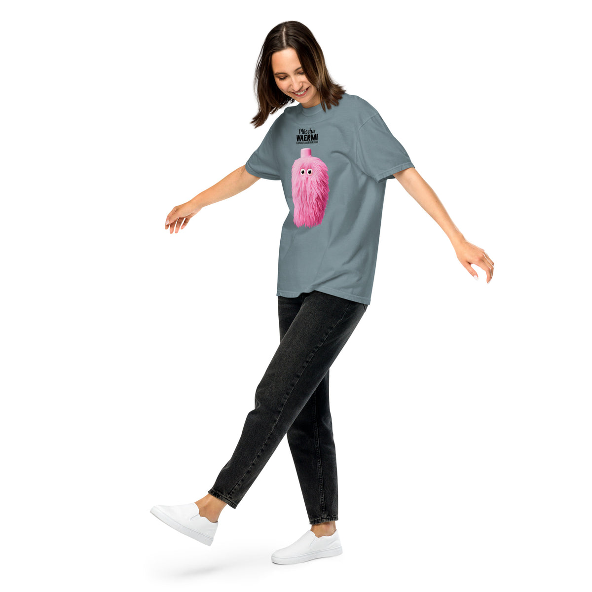 PLÜSCHA — Wärmeflaschen-Ultra. T-Shirt (hell)