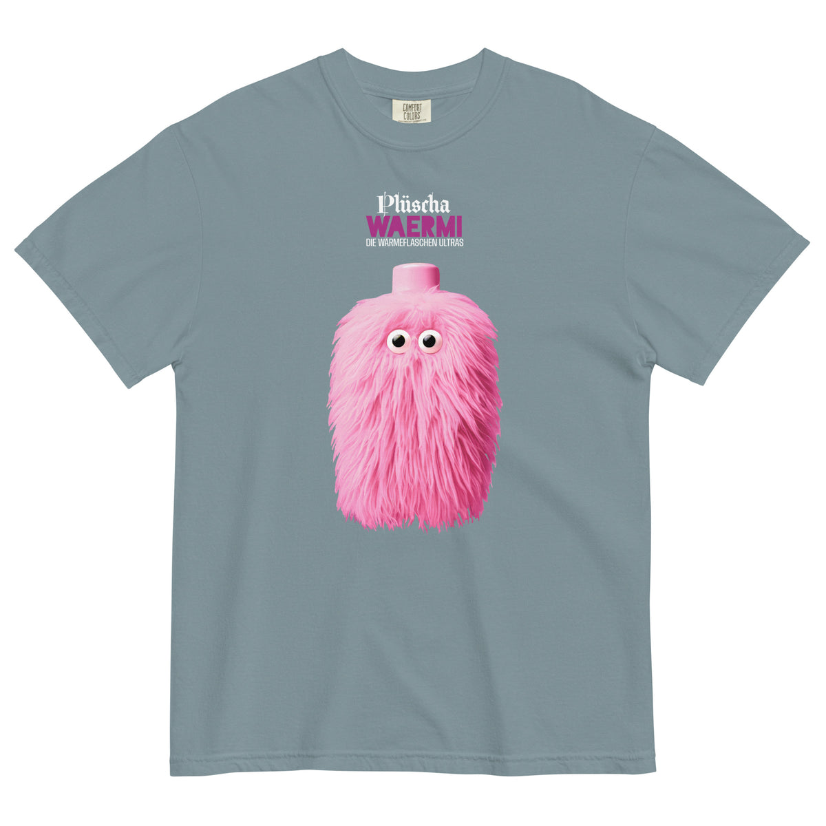 PLÜSCHA — Wärmeflaschen-Ultra. T-Shirt (dunkel)