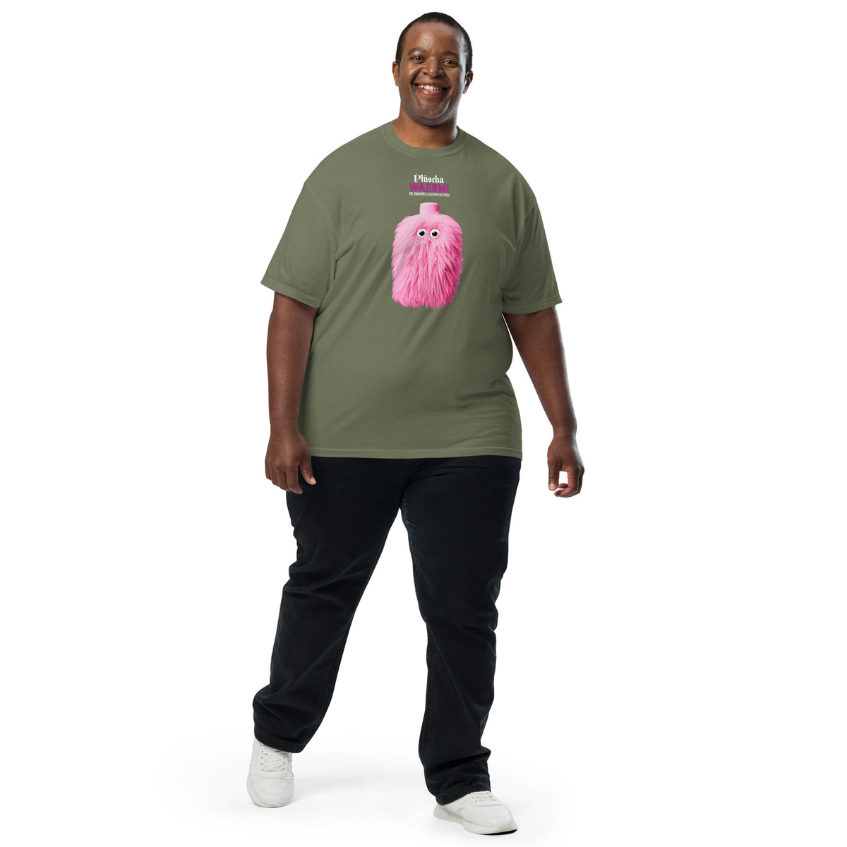 PLÜSCHA — Wärmeflaschen-Ultra. T-Shirt (dunkel)