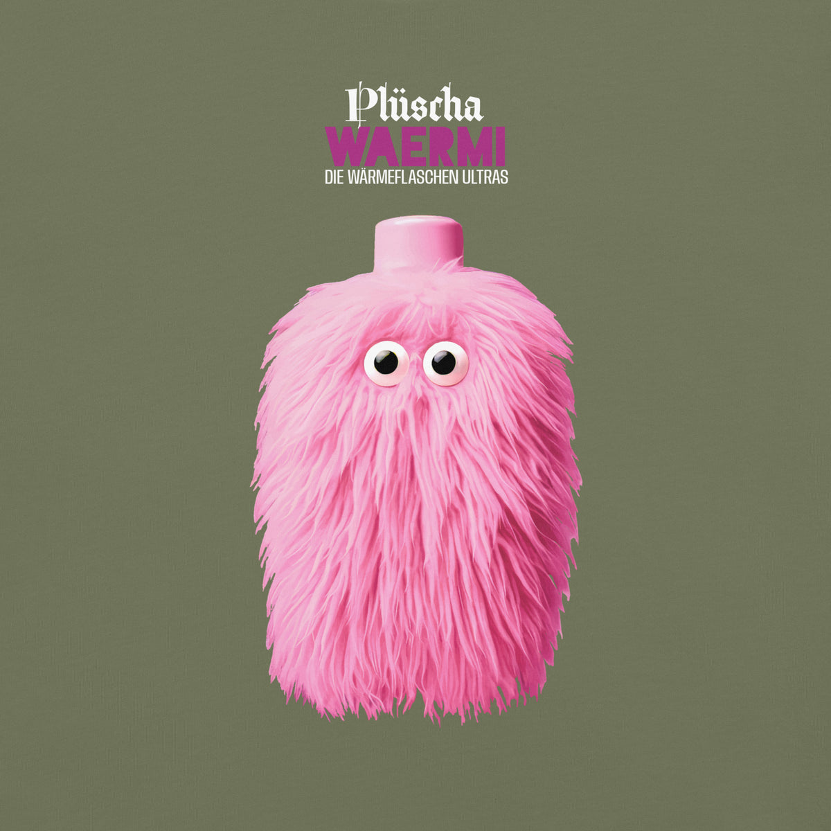 PLÜSCHA — Wärmeflaschen-Ultra. T-Shirt (dunkel)