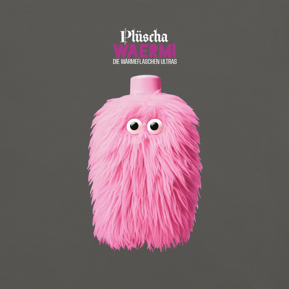 PLÜSCHA — Wärmeflaschen-Ultra. T-Shirt (dunkel)