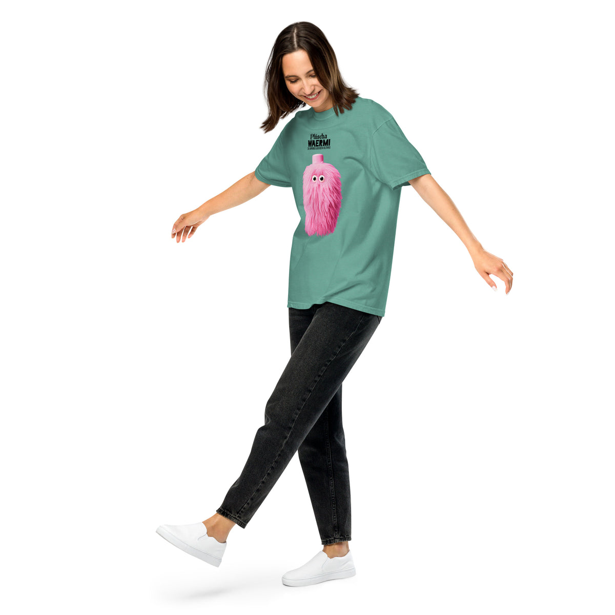 PLÜSCHA — Wärmeflaschen-Ultra. T-Shirt (hell)