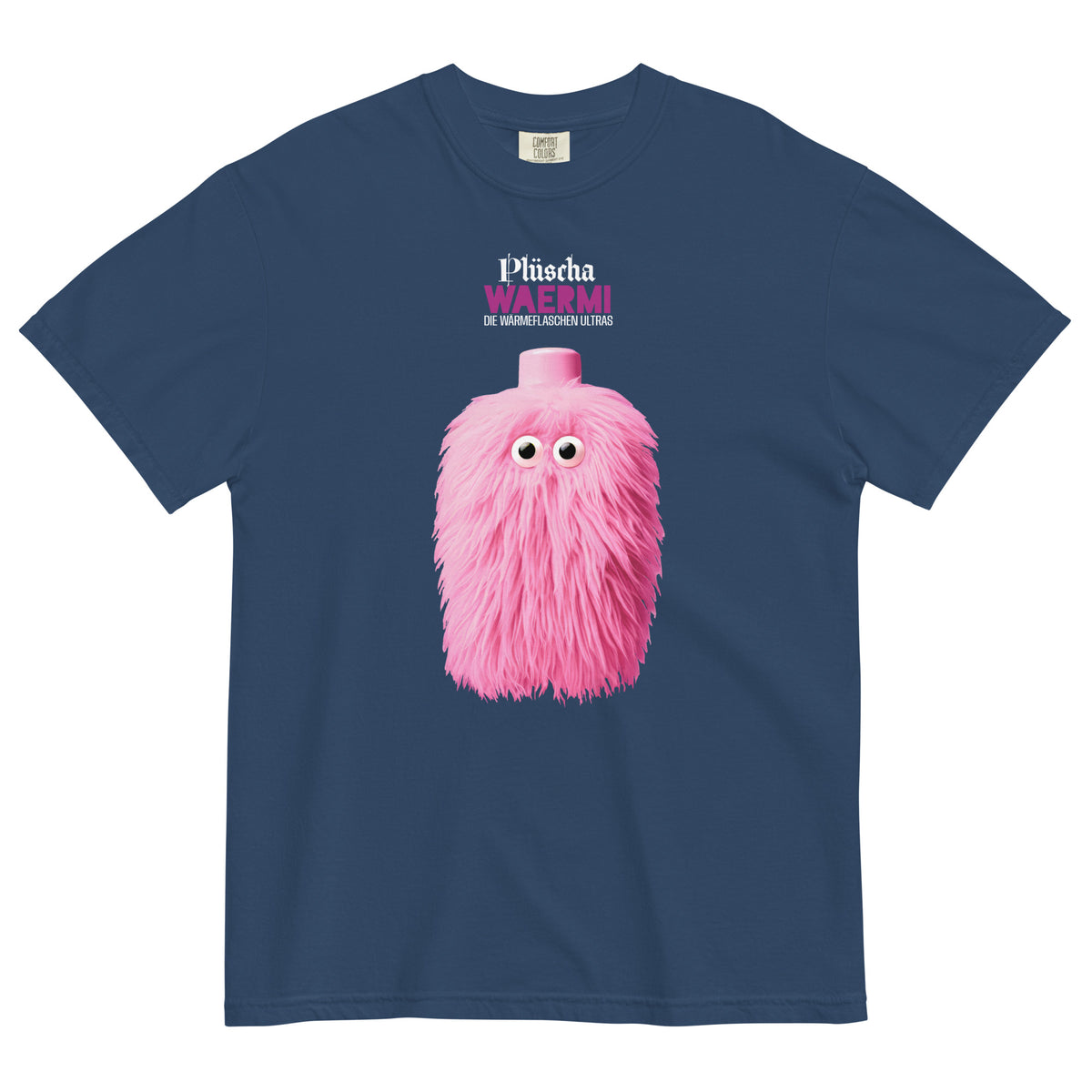 PLÜSCHA — Wärmeflaschen-Ultra. T-Shirt (dunkel)